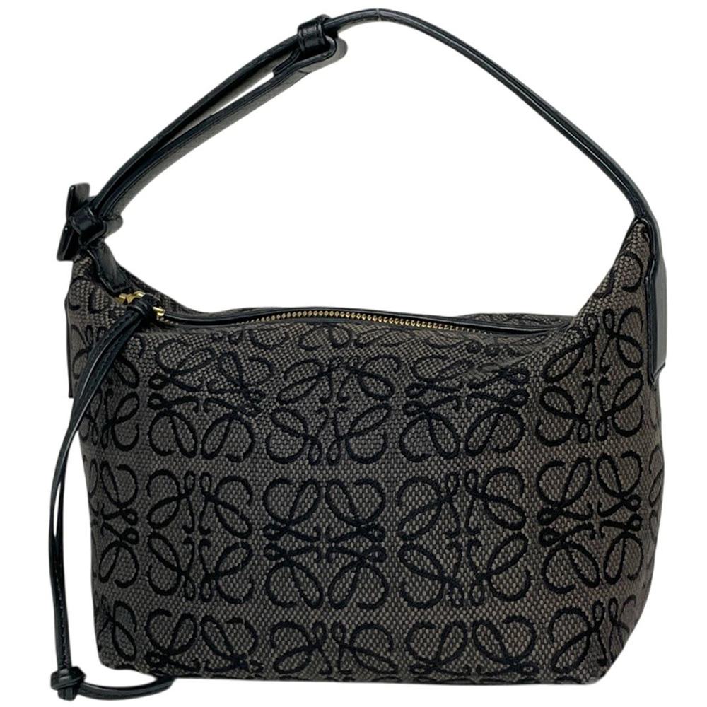 Loewe Cuby Handbag Anagram Canvas Black